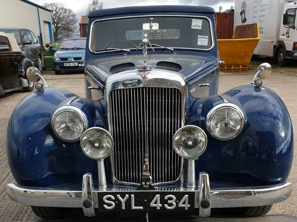 Covered car transport 1956-Alvis